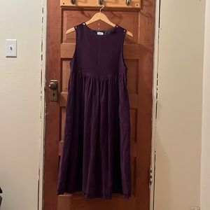 Vintage women’s corduroy pinafore dress